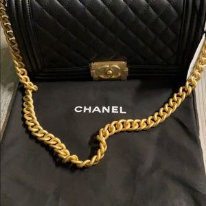 Black Chanel purse